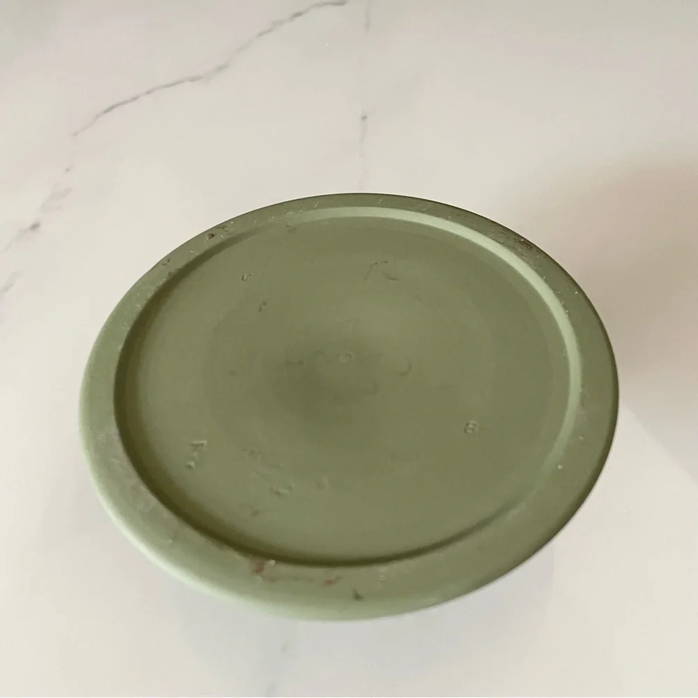 Green Taper Candle Holder - Jasperware by Wedgwood